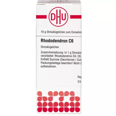 RHODODENDRON C 6 graanulid, 10 g