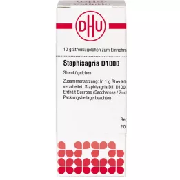 STAPHISAGRIA D 1000 graanulid, 10 g