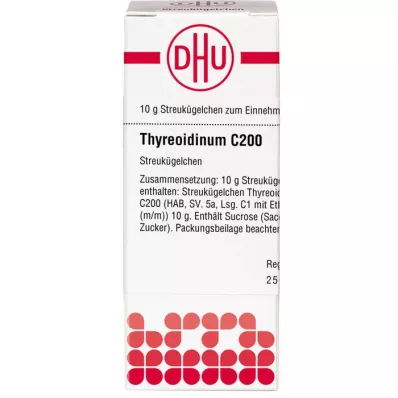 THYREOIDINUM C 200 graanulid, 10 g