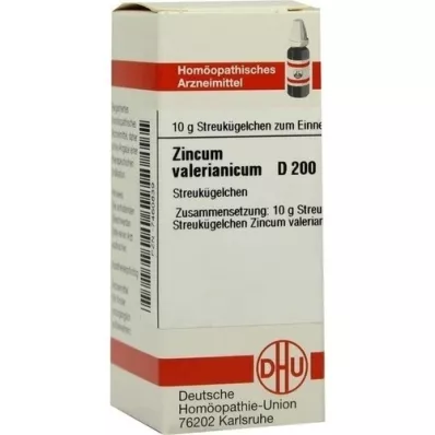 ZINCUM VALERIANICUM D 200 kapslit, 10 g