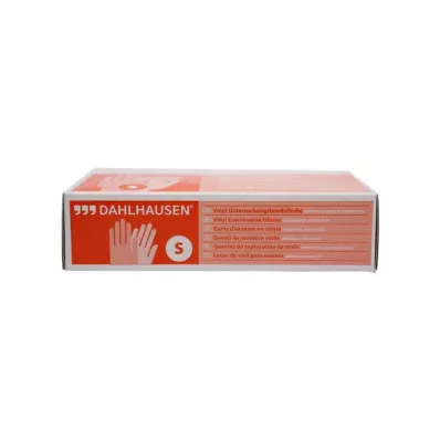 VINYL Pahteldamata kindad suurus S, 100 tk