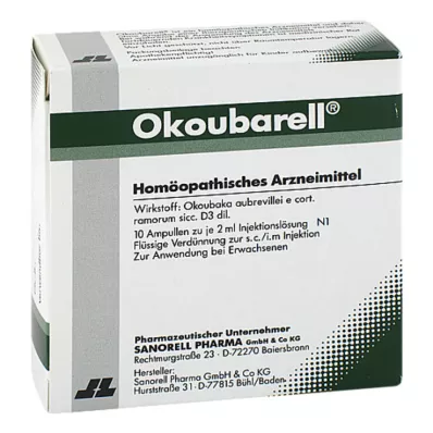 Okoubarell ampullid, 10X2 ml Okoubarell ampullid, 10X2 ml