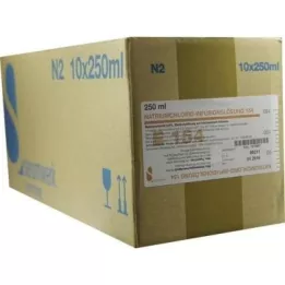 Naatriumkloriid Infusum -lsg.154 (10x250 ml)