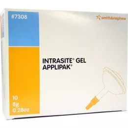 INTRASITE Geel-hüdrogeelne haavapuhastusvahend, 10X8 g