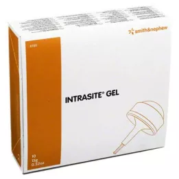 INTRASITE Geel-hüdrogeelne haavapuhastusvahend, 10X15 g