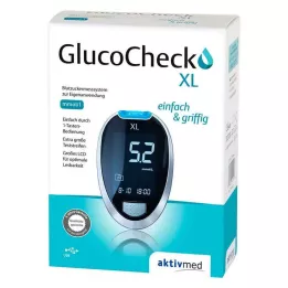 GLUCOCHECK XL Veresuhkru mõõtmise komplekt mmol/l, 1 tk