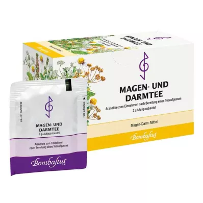 MAGEN UND Soolestiku tee Bombastus filtrikott, 20X2 g MAGEN UND Soolestiku tee Bombastus filtrikott, 20X2 g
