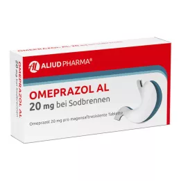 OMEPRAZOL AL 20 mg b.Sodbr.maomahla tabletid, 14 tk