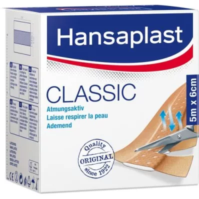 HANSAPLAST Klassikaline kips 6 cmx5 m, 1 tk