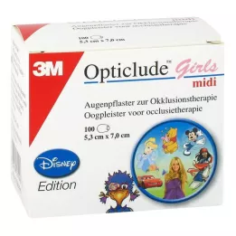 OPTICLUDE 3M Disney girls midi 2538MDPG-100, 100 tk
