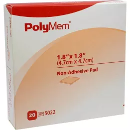 POLYMEM haavaplaaster 5x5 cm, 20 tk