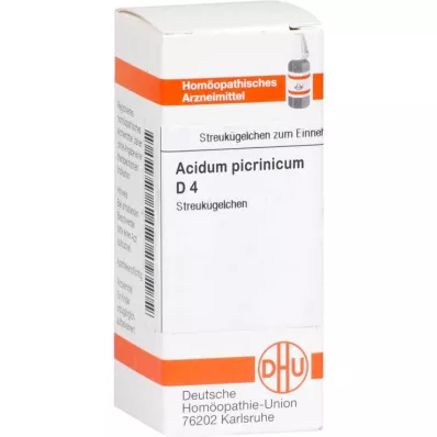 DHU Acidum picrinicum D 4 gloobulid, 10 g