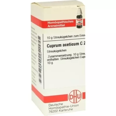 CUPRUM ACETICUM C 200 graanulid, 10 g