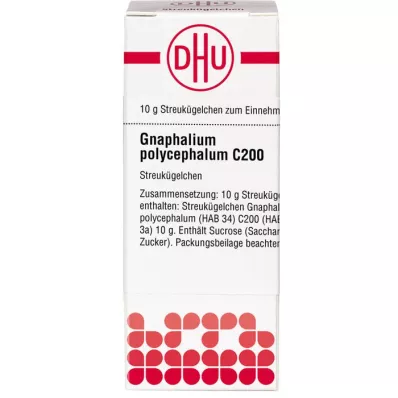 GNAPHALIUM POLYCEPHALUM C 200 graanulid, 10 g