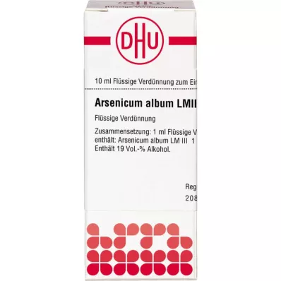 ARSENICUM ALBUM LM III Lahjendus, 10 ml