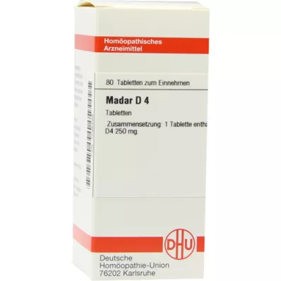 MADAR D 4 tabletti, 80 tk