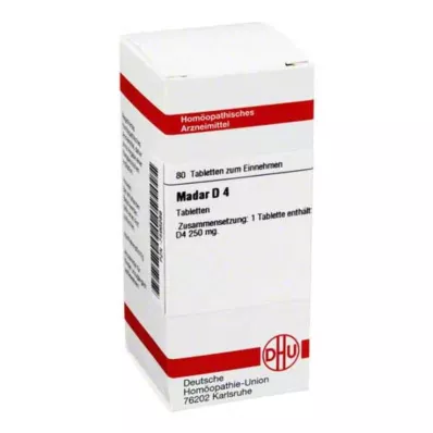 DHU Madar D 4 tabletti, 80 tk