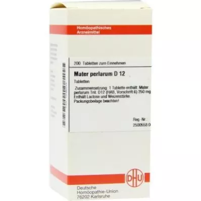 Mater Perlarum D12 tabletid (200 tk) Mater Perlarum D12 tabletid (200 tk)
