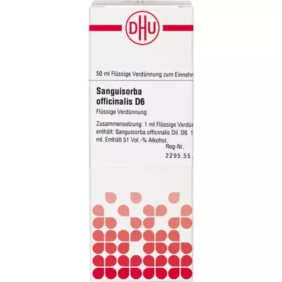 SANGUISORBA OFFICINALIS D 6 Lahjendus, 50 ml