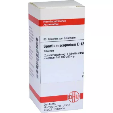 DHU Spartium Scoparium D 12 tabletti, 80 tk DHU Spartium Scoparium D 12 tabletti, 80 tk