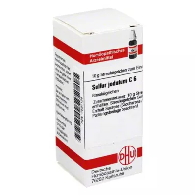 SULFUR JODATUM C 6 graanulid, 10 g
