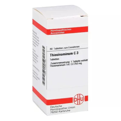 THIOSINAMINUM C 3 tabletti, 80 tk