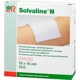 SOLVALINE N kompressid 10x10 cm steriilsed, 10 tk