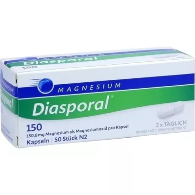 MAGNESIUM DIASPORAL 150 kapslit, 50 tk