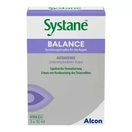 SYSTANE BALANCE Niisutavad silmatilgad, 3X10 ml