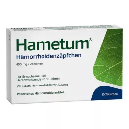 HAMETUM Hemorroidi suposiidid, 10 tk