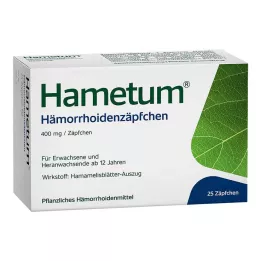 HAMETUM Hemorroidi suposiidid, 25 tk