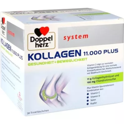 DOPPELHERZ Kollageen 11,000 Plus süsteemi ampullid, 30X25 ml