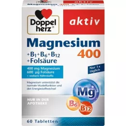 DOPPELHERZ Magneesium 400 mg tabletid, 60 tk