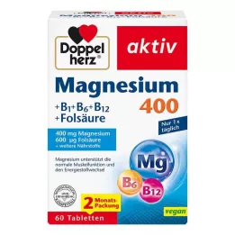 DOPPELHERZ Magneesium 400 mg tabletid, 60 tk