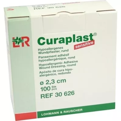 CURAPLAST Ribad tundlikud ümmargused 23 mm, 100 tk