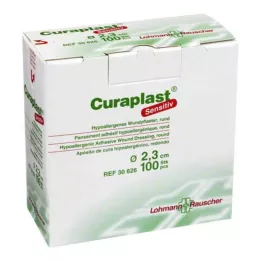 CURAPLAST Ribad tundlikud ümmargused 23 mm, 100 tk