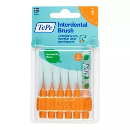 TEPE Interdentaalhari originaal 0.45mm ISO 1 oranž, 6 tk