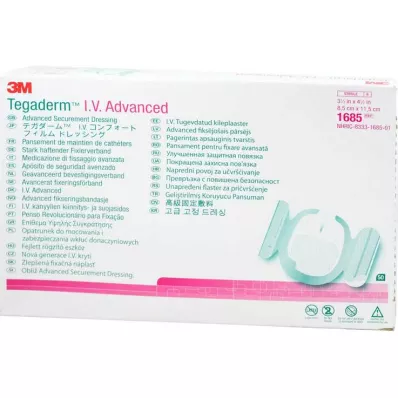 Tegaderm 3M i.v.Täiustatud krohv 8,5x11,5cm 1685, 50 tk Tegaderm 3M i.v.Täiustatud krohv 8,5x11,5cm 1685, 50 tk
