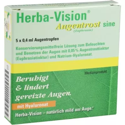 HERBA-VISION Eyebright sine silmatilgad, 5X0,4 ml
