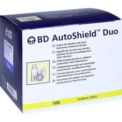 BD AUTOSHIELD Duo ohutusnõelad 8 mm, 100 tk