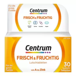 CENTRUM värsked &amp; puuviljapastillid, 30 tk