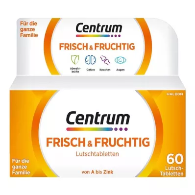CENTRUM värsked &amp; puuviljapastillid, 60 tk