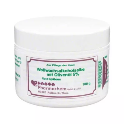 WOLLWACHSALKOHOLSALBE m.oliiviõli 5%, 100 g