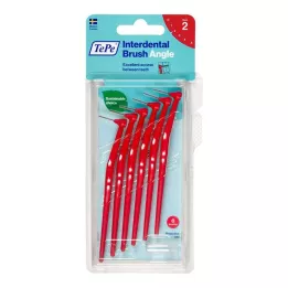 TEPE Interdentaalhari Nurk 0,5 mm ISO 2 punast, 6 tk