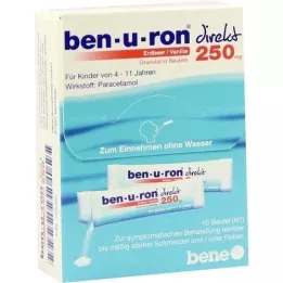 BEN-U-RON direct 250 mg graanulid maasikas/vanilje, 10 tk