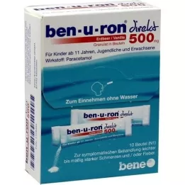BEN-U-RON direct 500 mg graanulid maasikas/vanilje, 10 tk