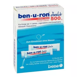 BEN-U-RON direct 500 mg graanulid maasikas/vanilje, 10 tk