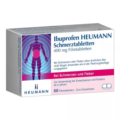 IBUPROFEN Heumann Valu tabletid 400 mg, 50 tk