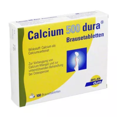 Calcium 500 dura kihisevad tabletid, 100 tk Calcium 500 dura kihisevad tabletid, 100 tk