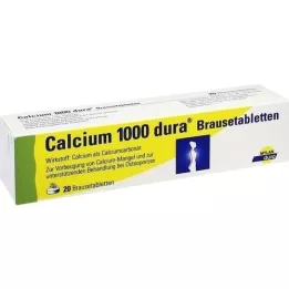 CALCIUM 1000 dura kihisevat tabletti, 20 tk